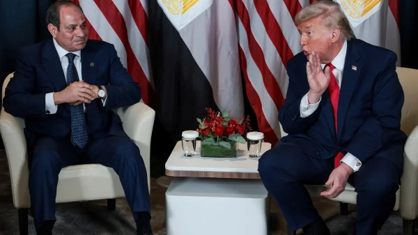 ترامب: مصر تحظى باحترام العالم وحل أزمة سد النهضة ضرورة على هامش قمة مجموعة السبع 