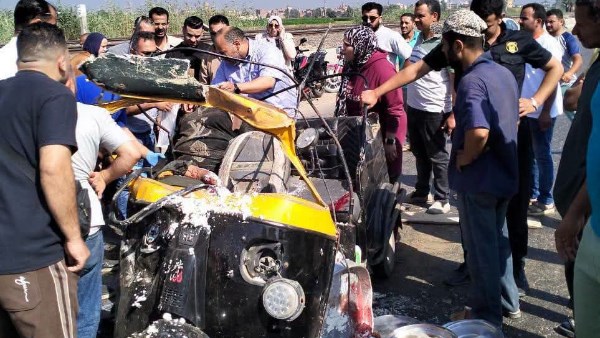  تفاصيل مصرع أم ونجليها في حادث تصادم مروع على الطريق الزراعي بالمنوفية