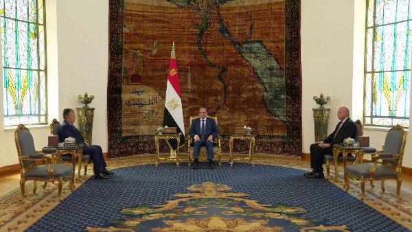 الرئيس السيسي يؤكد دعم مصر لترشيح نبيل فهمي لمنصب أمين عام جامعة الدول العربية