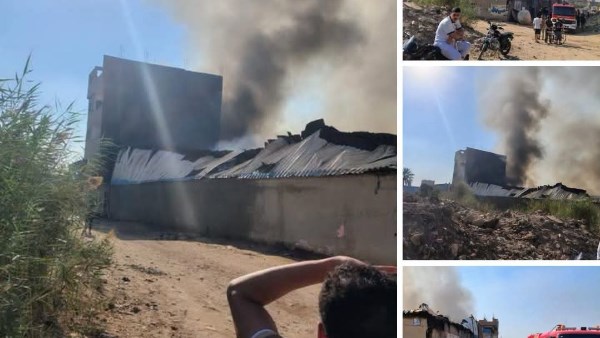 السيطرة على حريق داخل مخزن أخشاب بالمرج دون إصابات أو خسائر في الأرواح