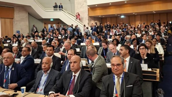 مؤتمر العمل الدولي المنعقد بقصر الأمم المتحدة في جنيف