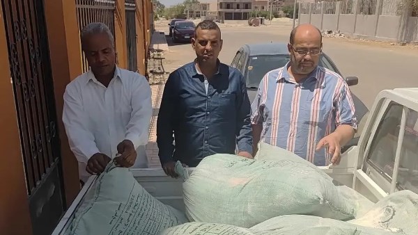 ضبط نصف طن دقيق مدعم بالاقصر