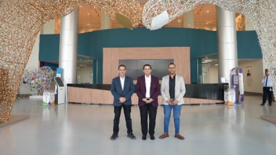 النائب أحمد سمير زكريا عضو مجلس الشيوخ في مستشفى الناس الخيري