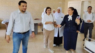  الدكتور عبد المحسن المنشاوي مدير مستشفى بنها للصحة النفسية وعلاج الإدمان وفد المجلس القومي لحقوق الإنسان
