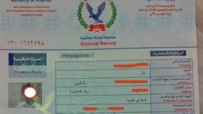 فيش جنائي
