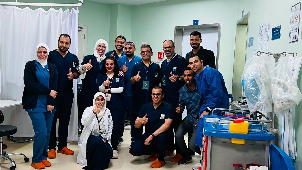  فريق المناظير التداخلية بمستشفى الناس