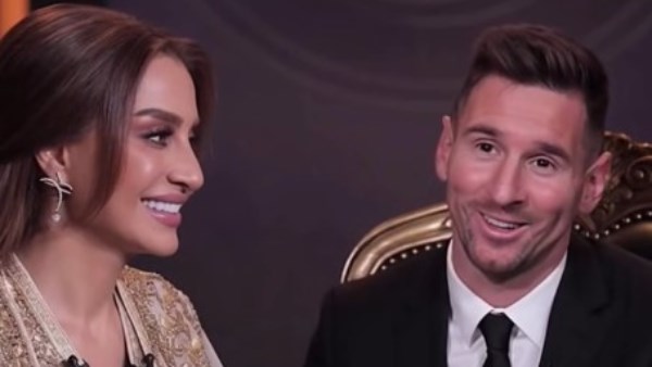 الإعلامية بسمة وهبة وميسي 