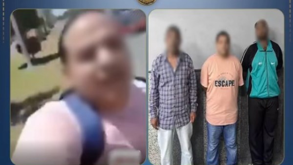 المتهمين وجانب من الفيديو