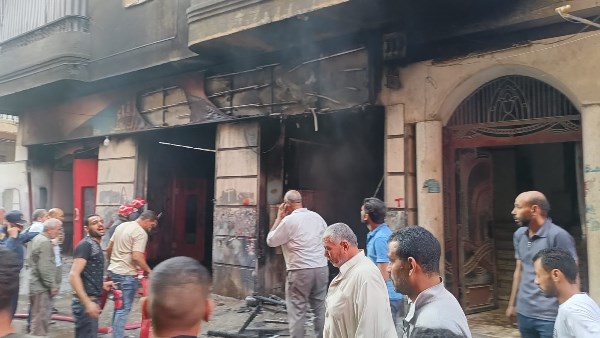 حريق فرن بدمنهور 