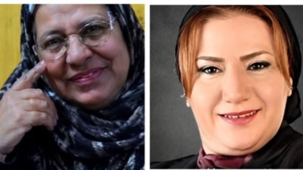 سالي الجبالي ووالدتها المجني عليها