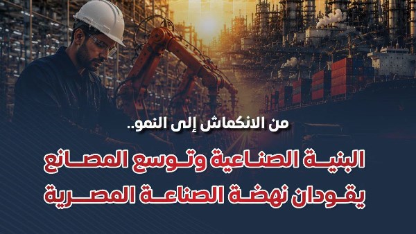 الصناعة المصرية تنتقل من الانكماش إلى النمو بدعم توسع المصانع والبنية الصناعية