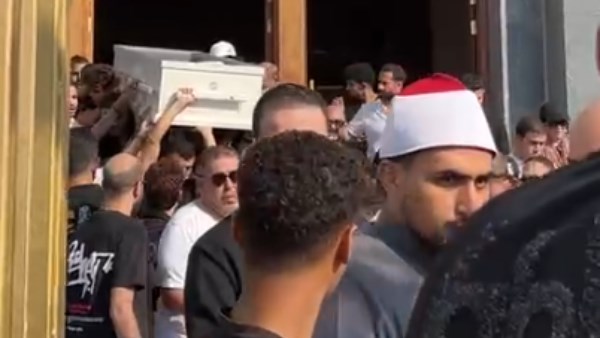 جنازة والد تامر حسني 