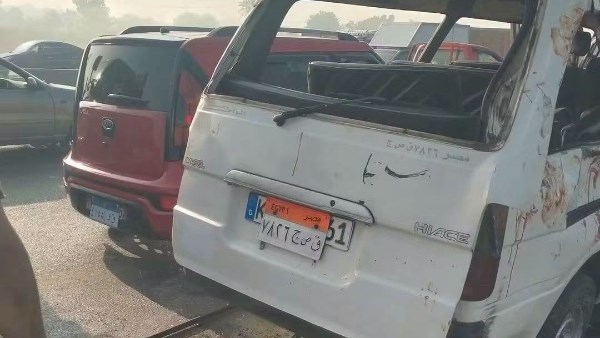 مصرع شخصين وإصابة 23 آخرين في حادث تصادم ميني باص وميكروباص بطريق شبرا بنها الحر