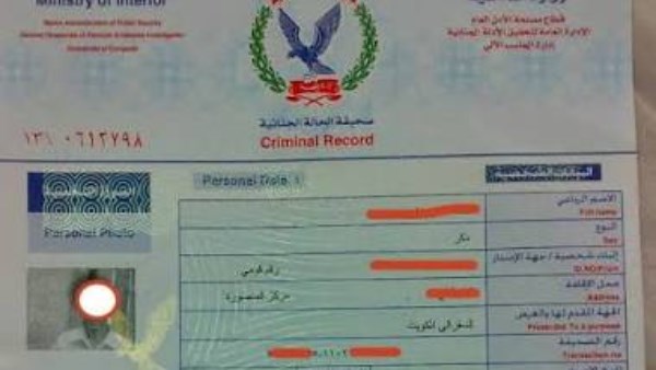 فيش جنائي