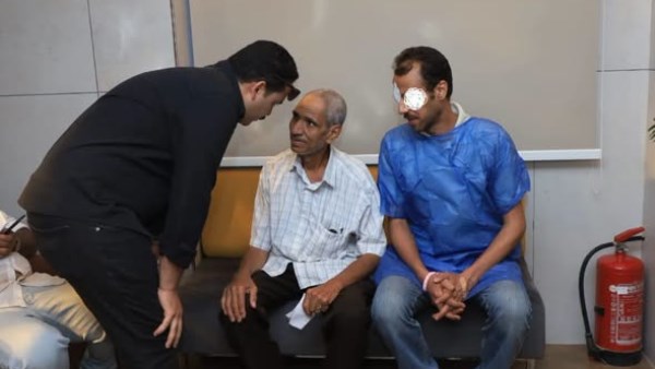 تدخل عاجل ينهي معاناة مواطن مع ضعف الإبصار