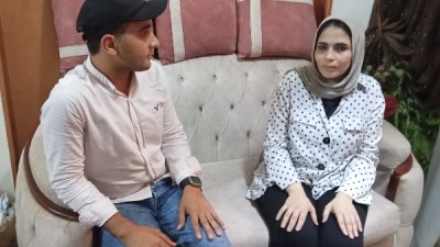 محرر بصراحة مع موظفة التأمينات الهرم 