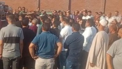 تشييع مهيب لجثمان النقيب زياد عبد الحليم بالفيوم