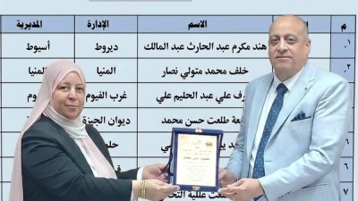 تكريم الدكتورة "هند مكرم" من إدارة ديروط التعليمية