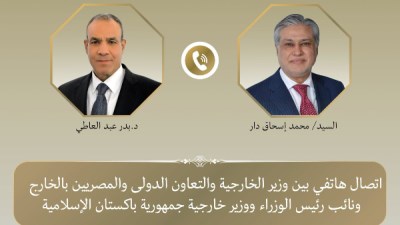 وزير الخارجية يبحث مع نظيره الباكستاني آليات دعم التهدئة والاستقرار الإقليمي