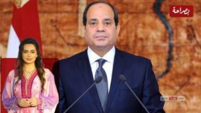 الرئيس السيسي وهبة مجدي 