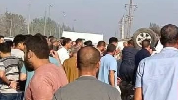 جانب من الحادث 