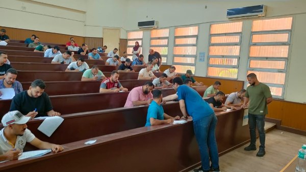 أثناء أداء الاختبارات