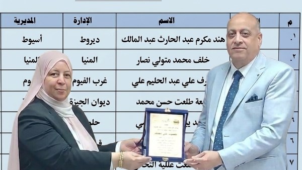 تكريم الدكتورة "هند مكرم" من إدارة ديروط التعليمية