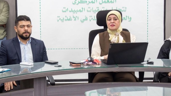 الدكتورة هند عبد اللاه- مديرة المعمل المركزي لتحليل متبقيات المبيدات