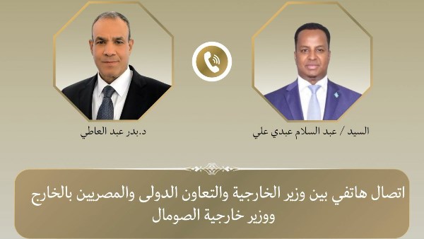 اتصال هاتفي بين وزيري خارجية مصر والصومال لبحث تطورات القرن الأفريقي