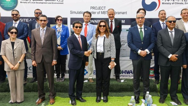 جانب من افتتاح  نموذج محاكاة لإدارة المخلفات بشبرامنت