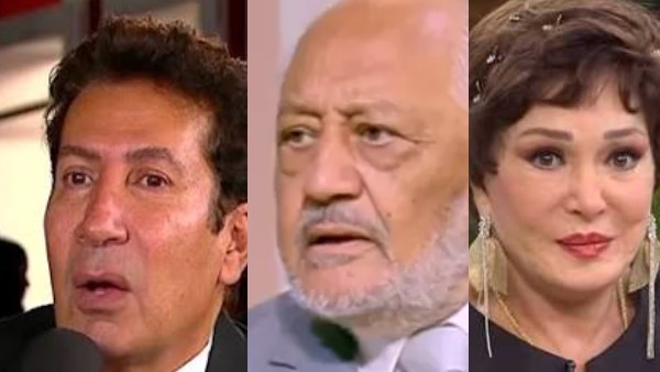 خالد زكي ولبلبة  وهاني رمزي في  جنازة شقيق محمد هنيدي 