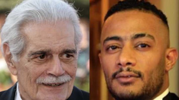 محمد رمضان والراحل عمر الشريف 