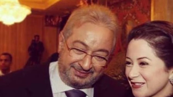 سارة نور الشريف ووالدها الراحل 
