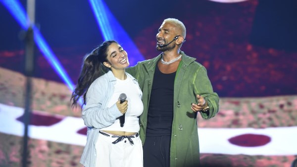 أحمد سعد وابنته 