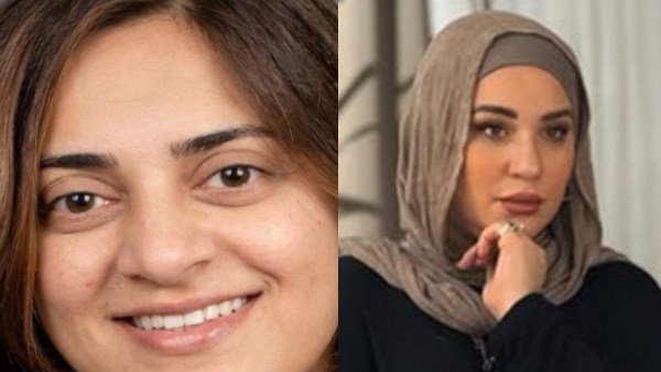 أسما شريف منير وابنة نجلاء فتحي 