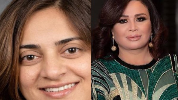 إلهام شاهين وابنة نجلاء فتحي الراحلة 