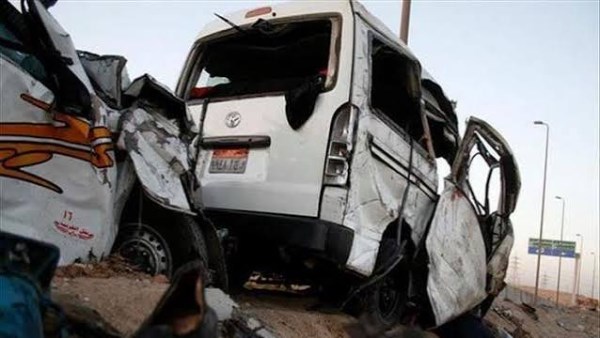  تصادم ميكروباص وربع نقل