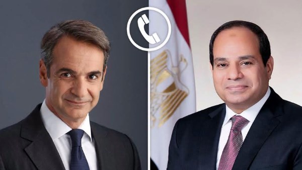  الرئيس عبد الفتاح السيسي ورئيس وزراء جمهورية اليونان