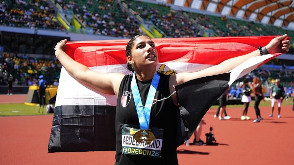 أسيل اسامة لاعبة المنتخب المصري لألعاب القوى - صورة أرشيفية