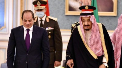 الرئيس السيسي وخادم الحرمين 