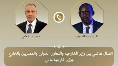 وزير الخارجية ونظيره المالي يبحثان سبل تعزيز العلاقات الثنائية وتطورات الأوضاع في منطقة الساحل