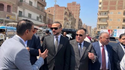 النائب محمد الجارحى خلال جولات الحزب