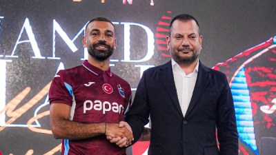 محمد صلاح ورئيس طرابزون