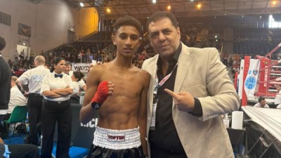 محمد عبد الفتاح لاعب الكيك بوكسينج