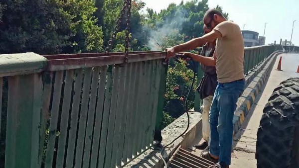 محافظ الجيزة يوجه بصيانة أسوار كوبري فيصل ورفع عوامل الأمان