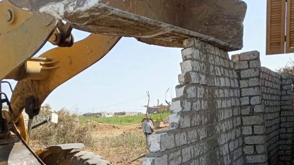 إزالة 5 تعديات على 386 مترًا من الأراضي الزراعية بجنوب بورسعيد