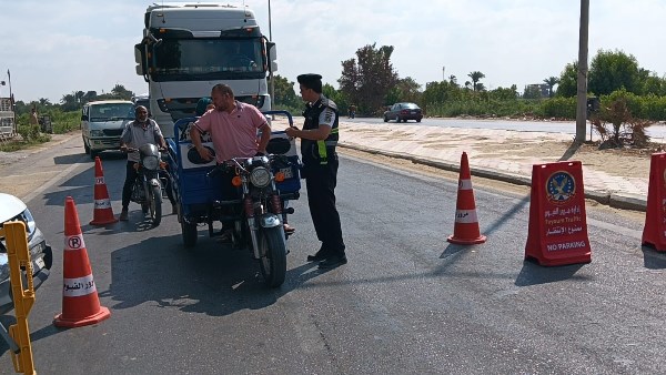 مدير أمن الفيوم يوجّه بحملات مرورية يومية لضبط المخالفات