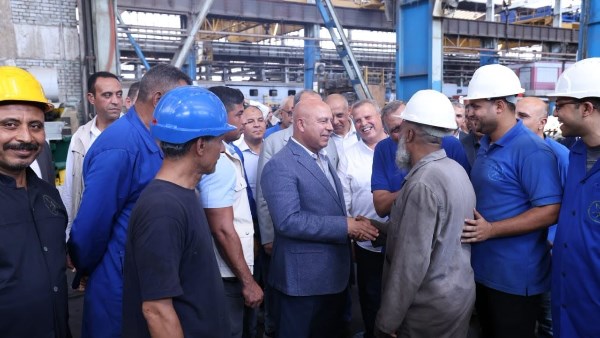 تفقد الفريق مهندس كامل الوزير وزير النقل عددًا من ورش الصيانة الرئيسية