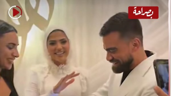 محمد مكاوي وخطيبته هند مدحت 