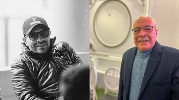 المنتج الفني محمد  عباس الجندي ووالده الراحل